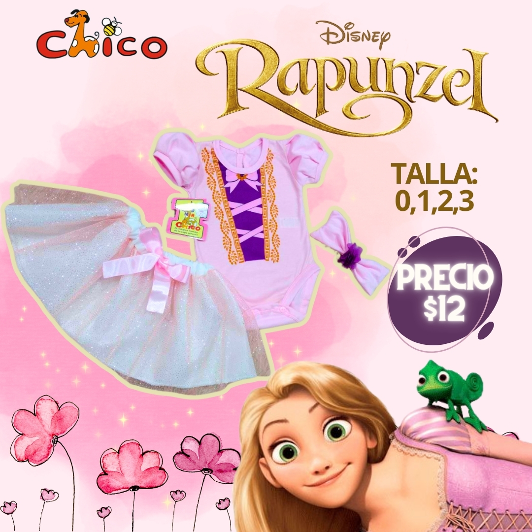 Traje de princesa para bebé