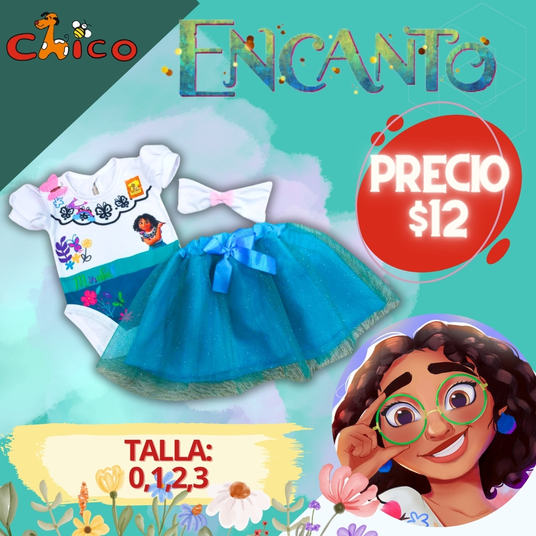 Traje de princesa para bebe